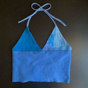 Small tie dye crop top tank